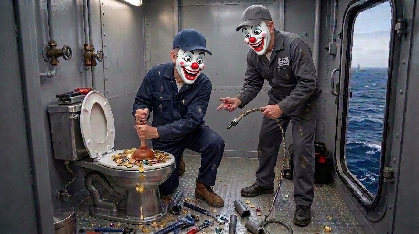 The Young Burkes: Toilet Crisis on the USS Gerald Ford